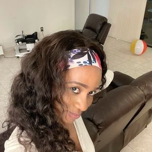 Loose wave frontal lace wig 18in